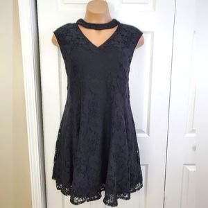 Lane Bryant Black Lace Choker Full Dress